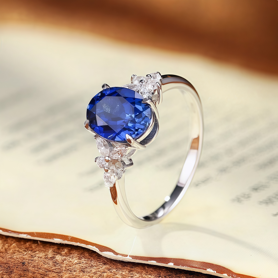 Royal Midnight Sapphire Ring