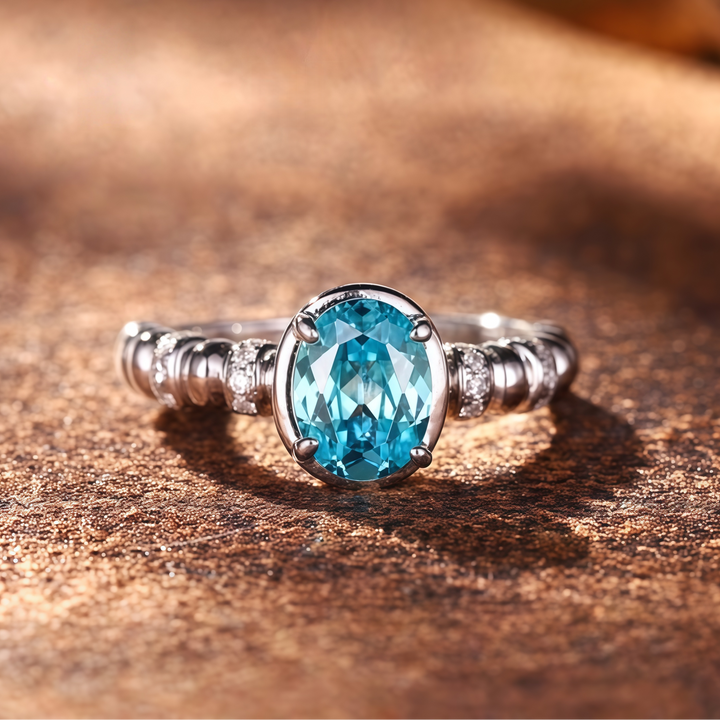 Bright Sea Blue Ring