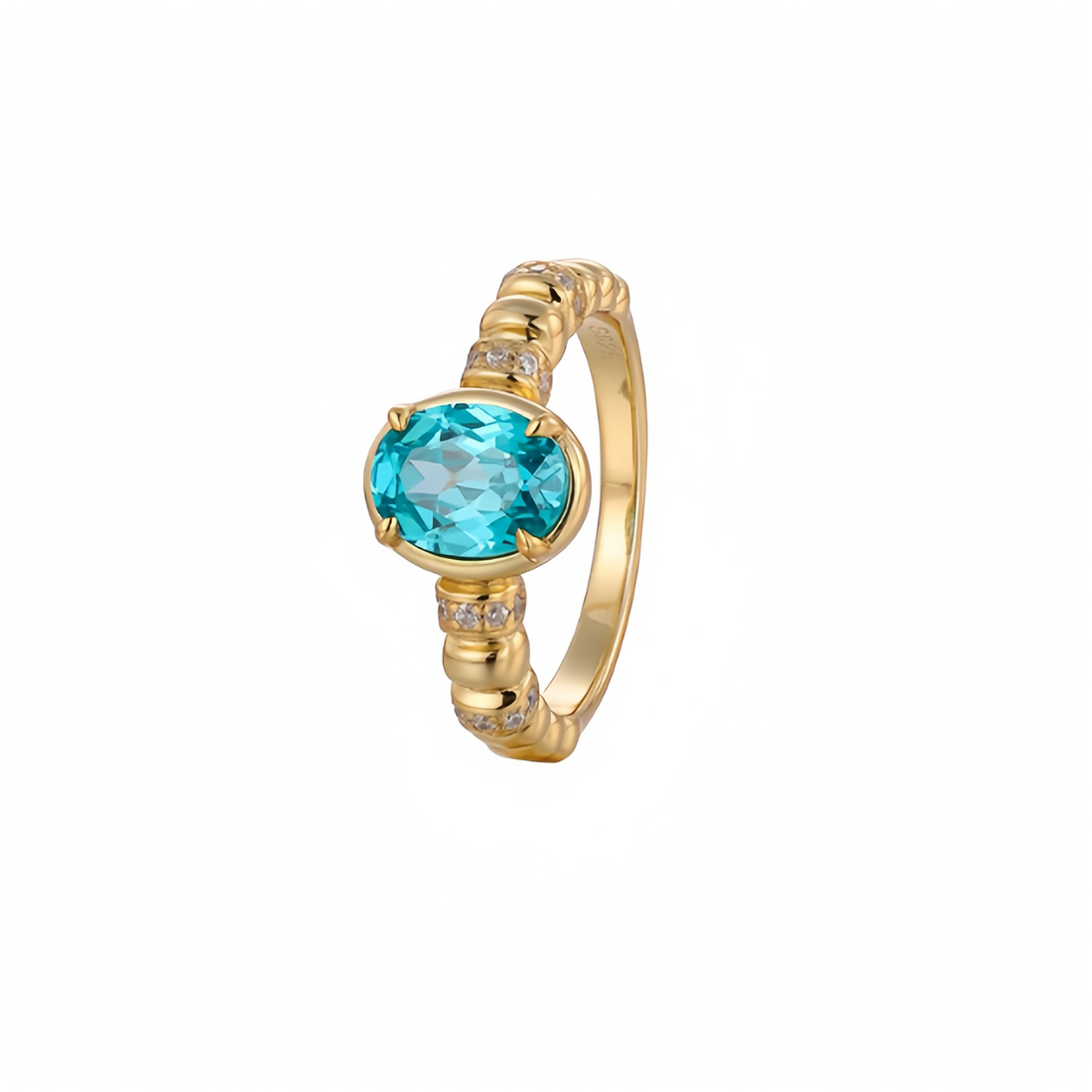 Bright Sea Blue Ring