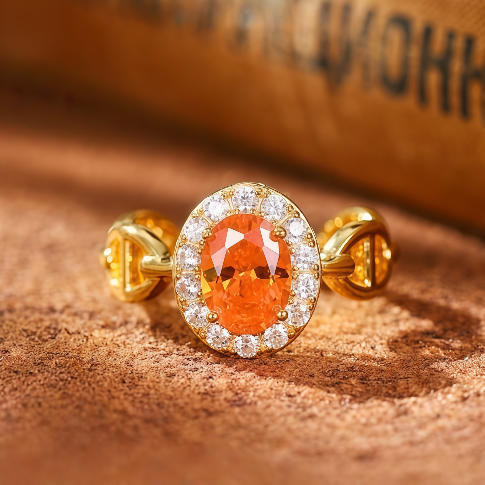 Emerald cut sapphire ring