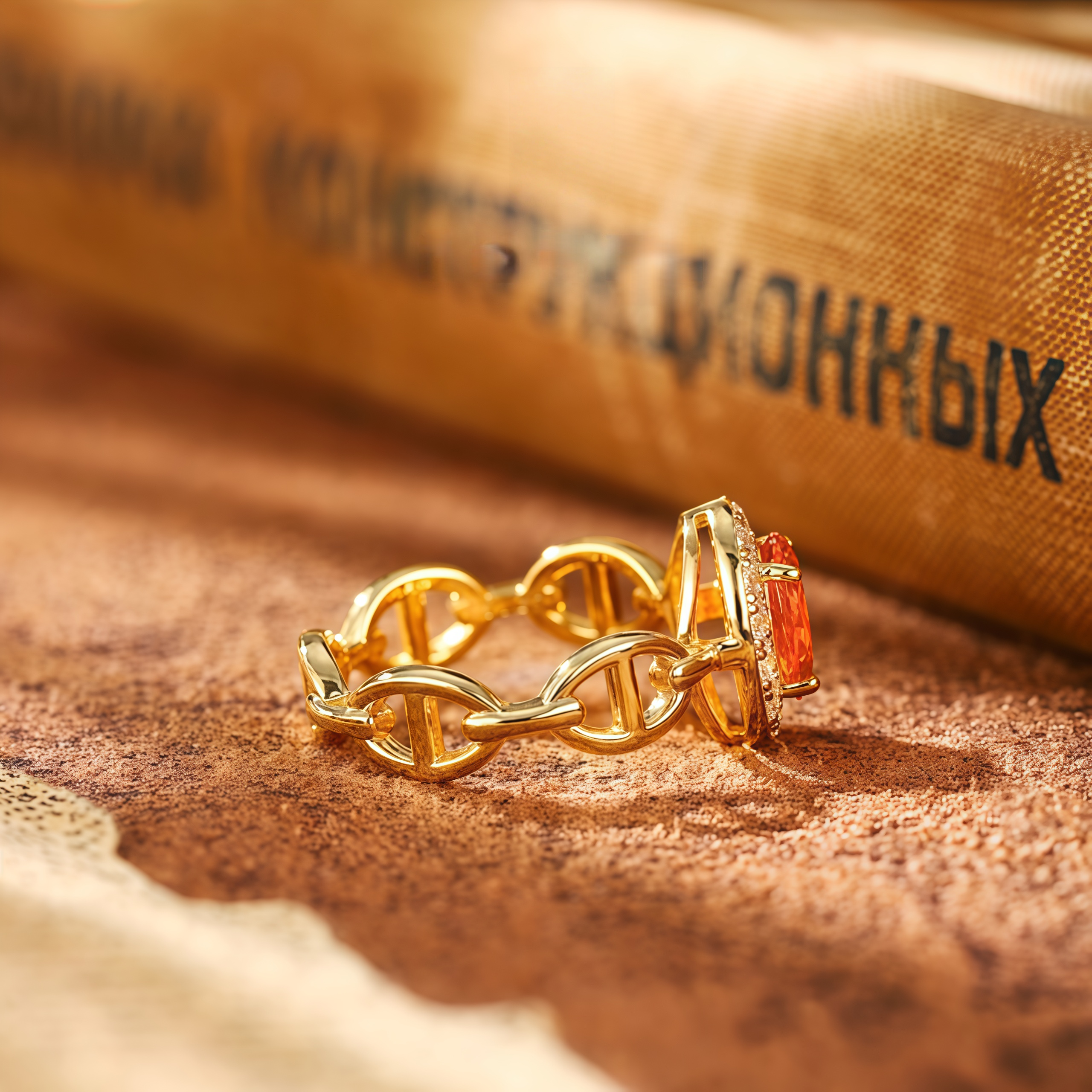 Emerald cut sapphire ring