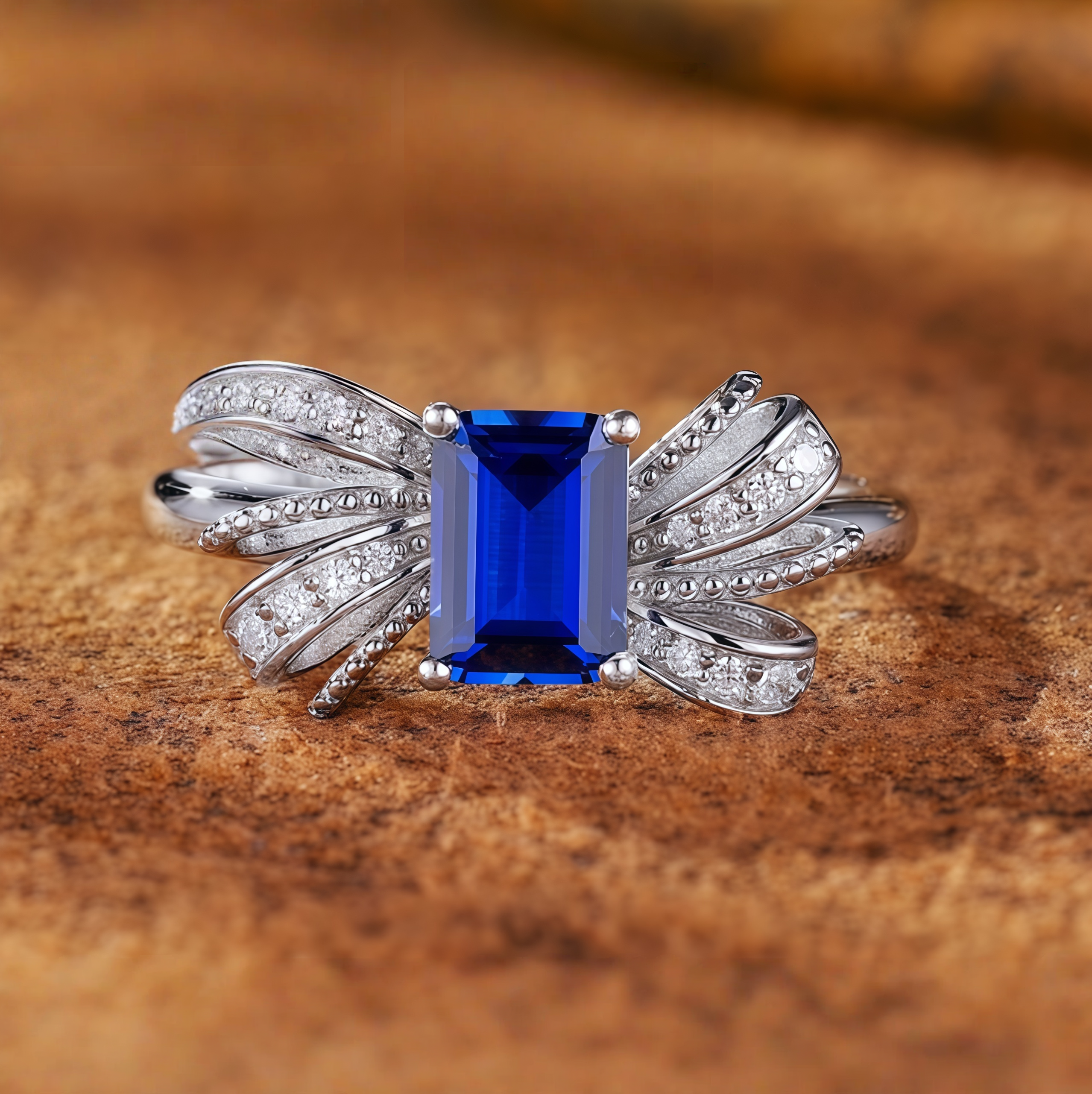 Lightwing Splendor Sapphire Elegance Ring