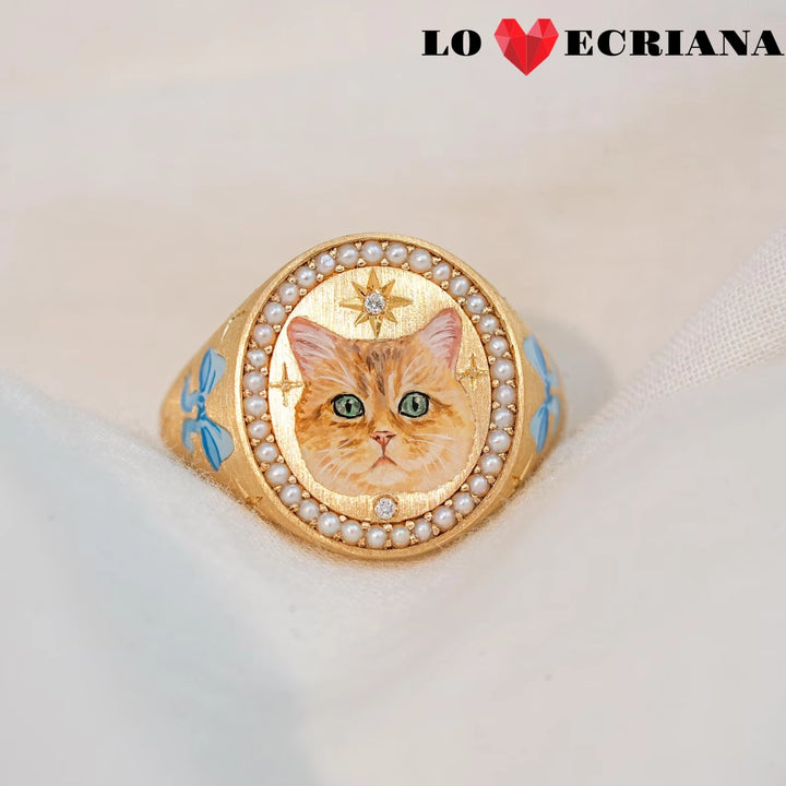 My Little Companion Ring-Pearl