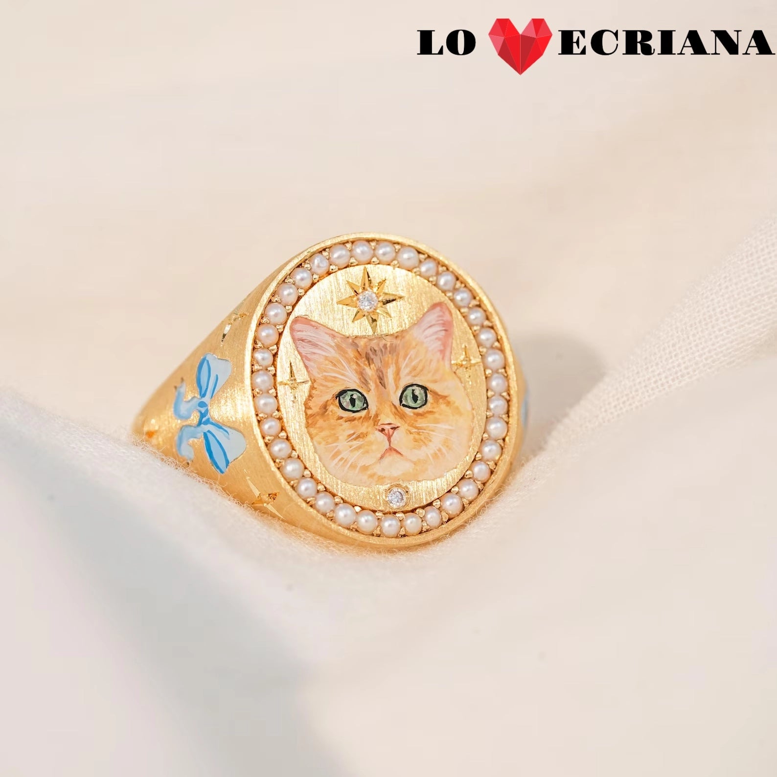 My Little Companion Ring-Pearl