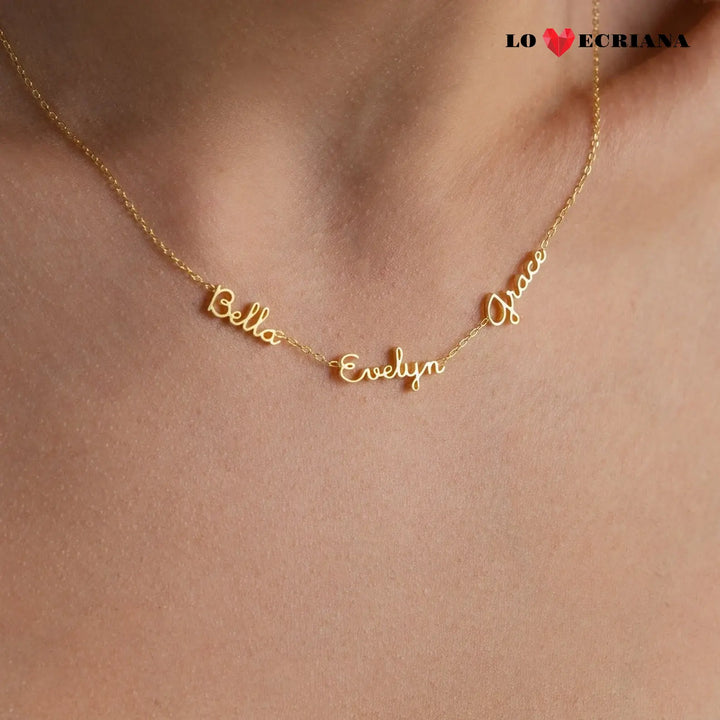 Lovecriana Dainty Name Multiple Necklace