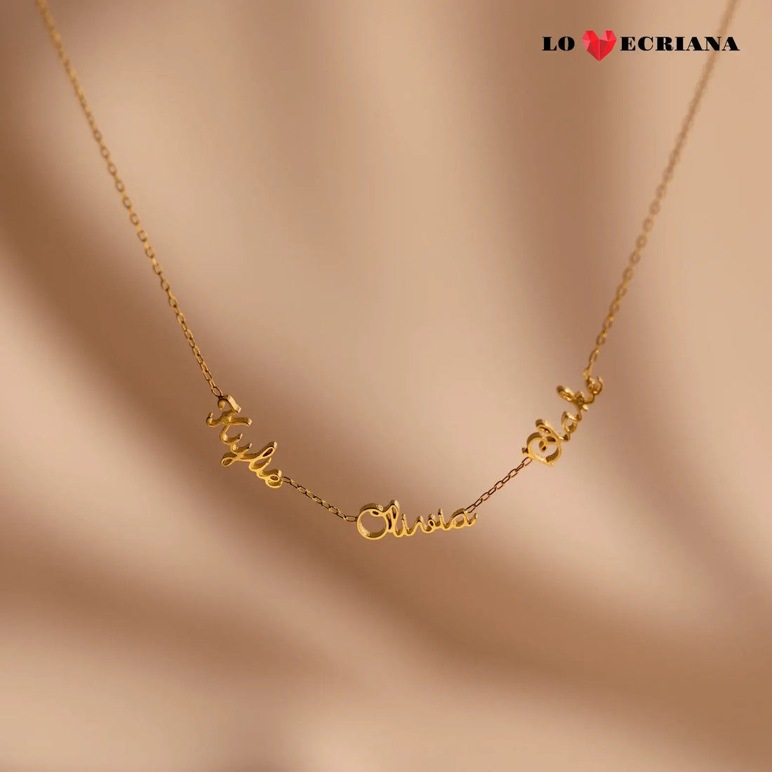 Lovecriana Dainty Name Multiple Necklace