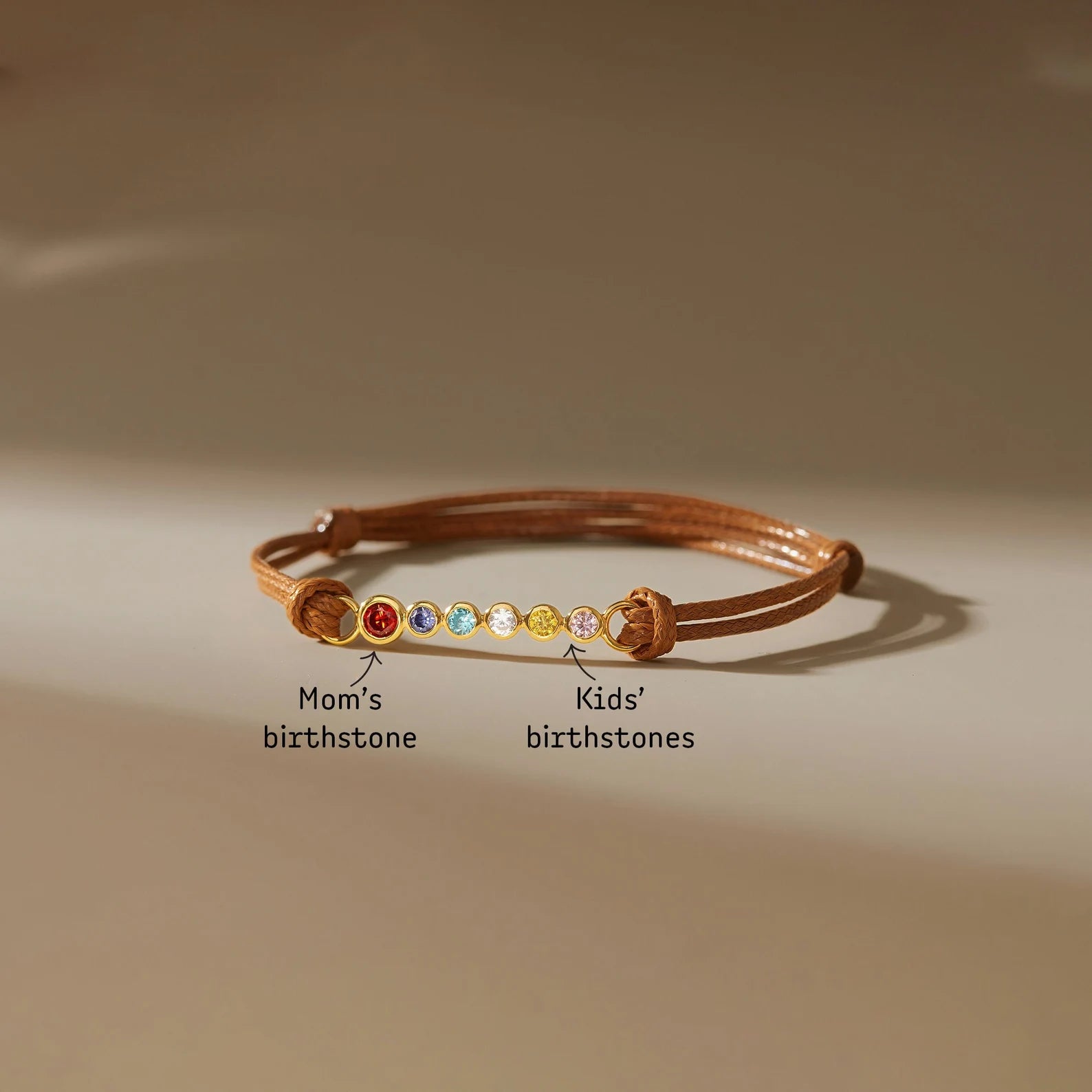 Lovecriana Family Birthstone Bracelet