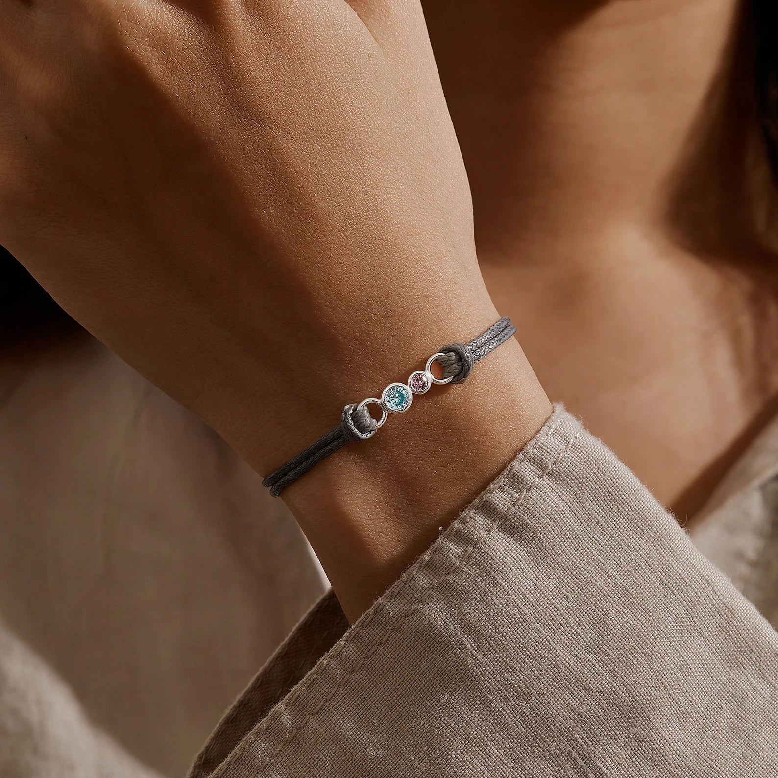 Lovecriana Family Birthstone Bracelet