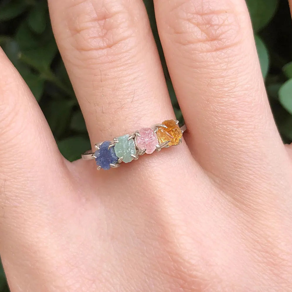 Lovecriana Family Birthstone Ring- Candy
