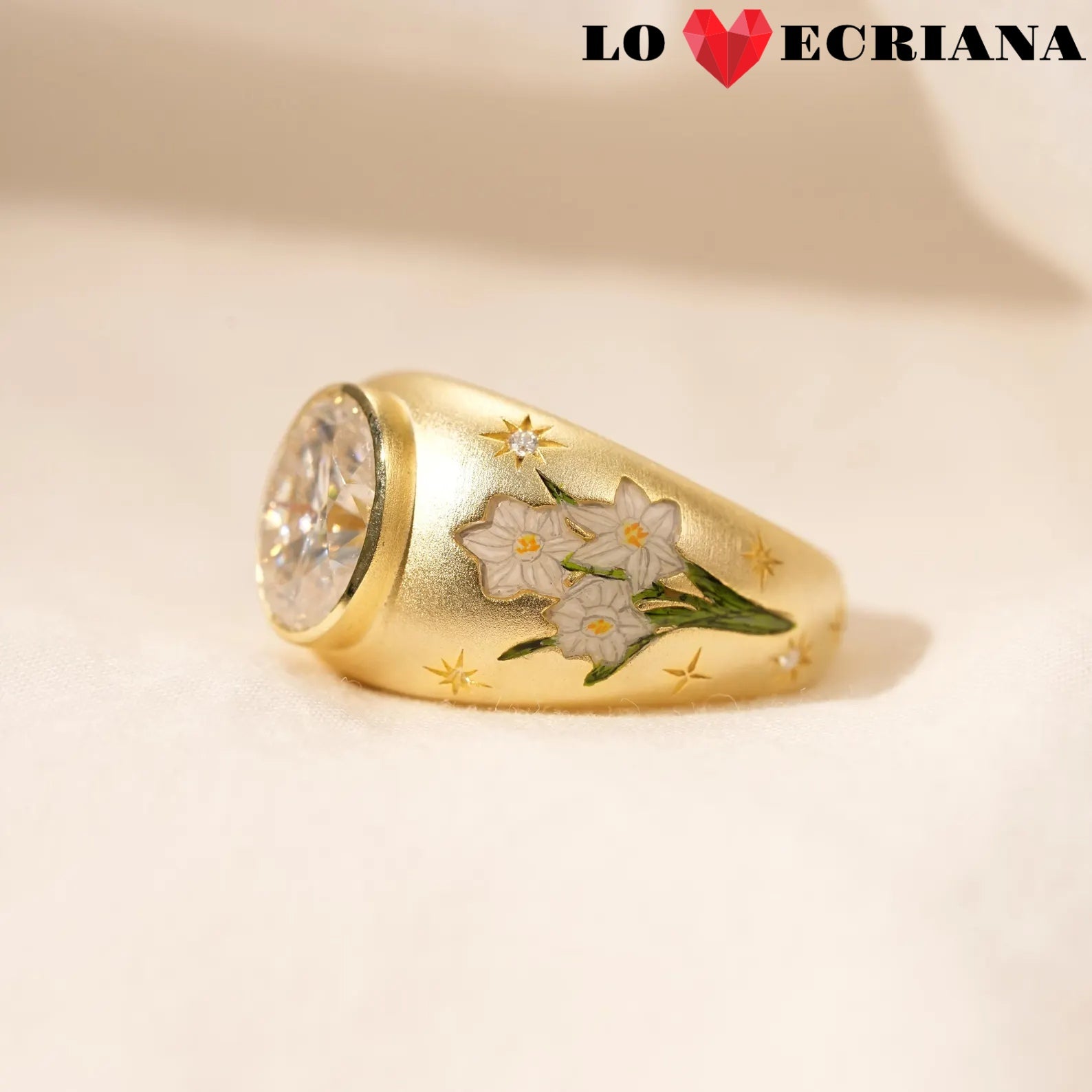 Enamel Reverie Round Ring