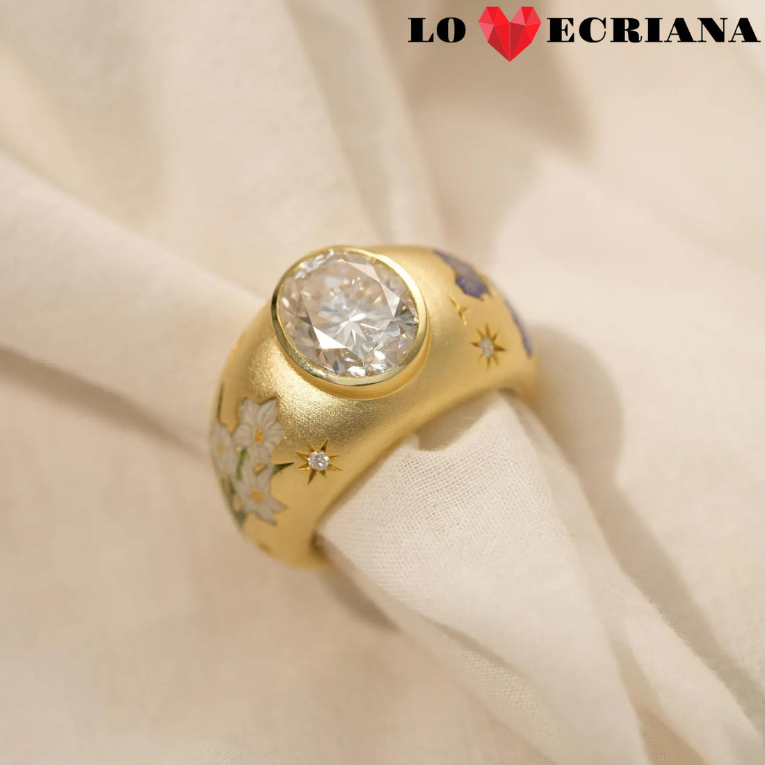 Enamel Reverie Round Ring