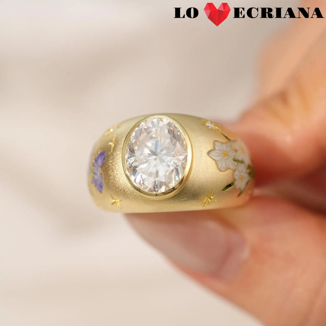Enamel Reverie Round Ring