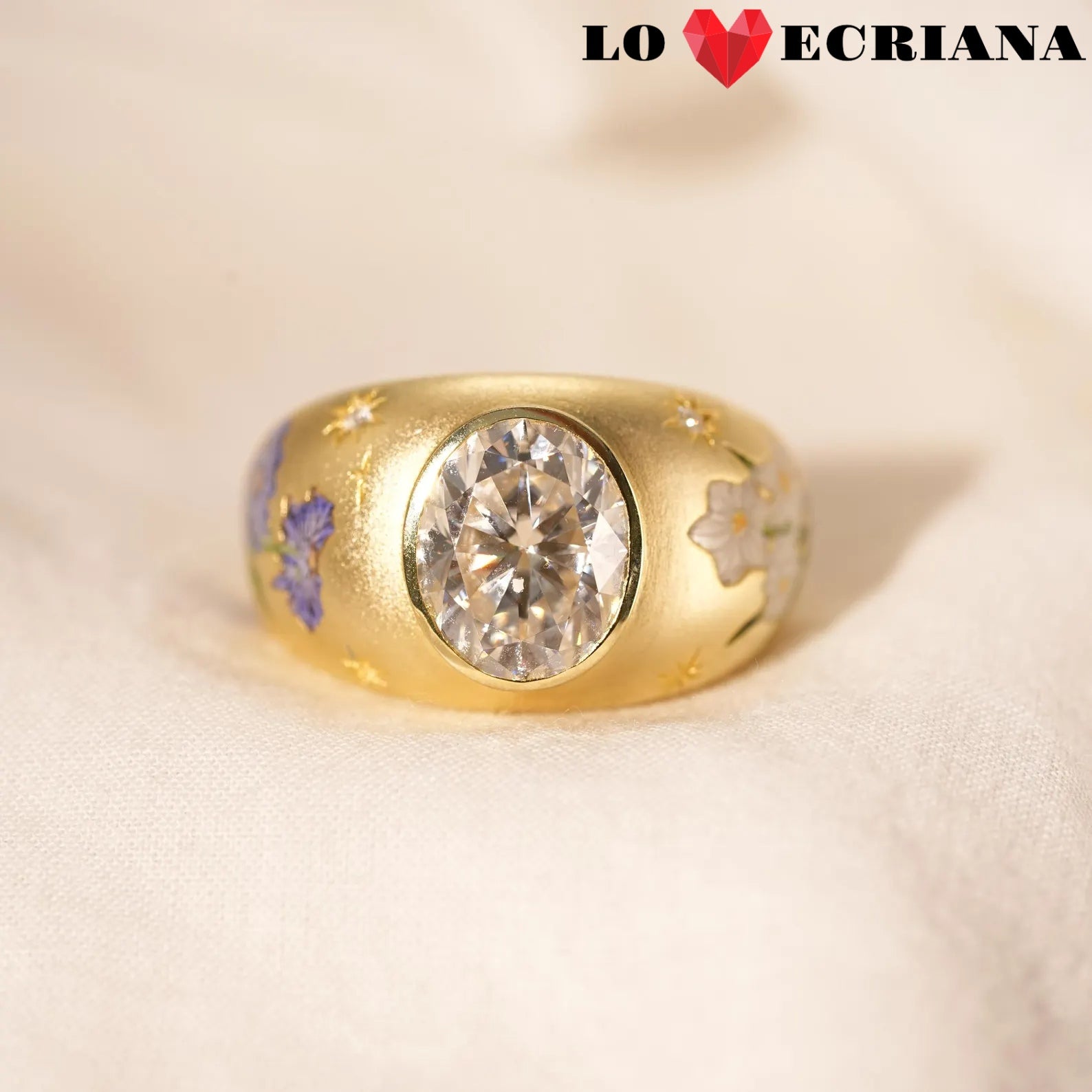 Enamel Reverie Round Ring