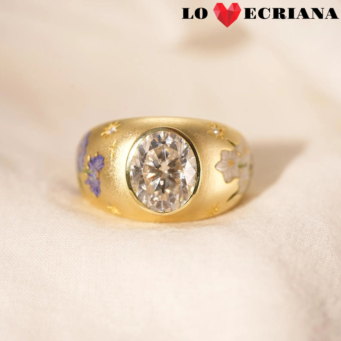 Enamel Reverie Round Ring