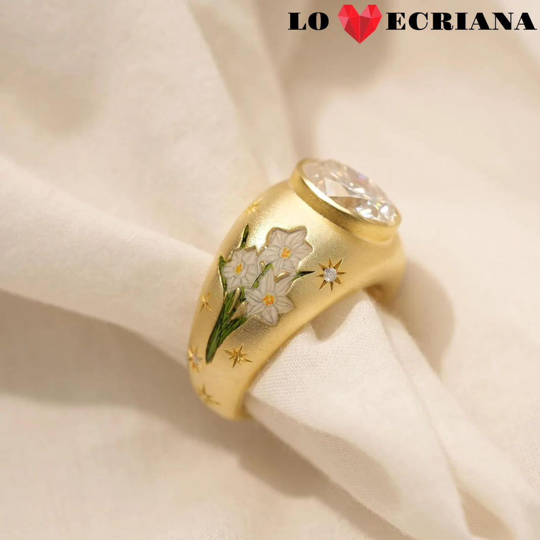 Enamel Reverie Round Ring