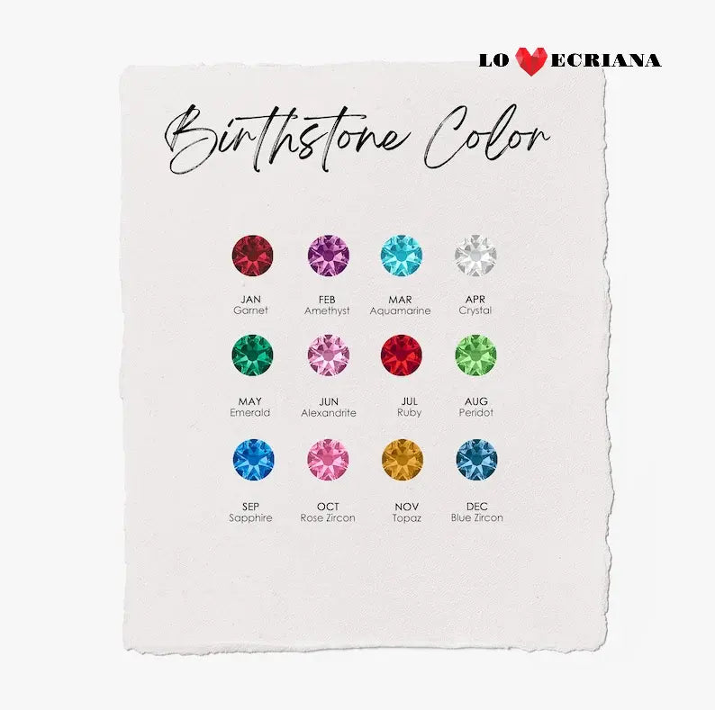 Lovecriana Combined Birth Flower Necklace • Birth Flower Jewelry