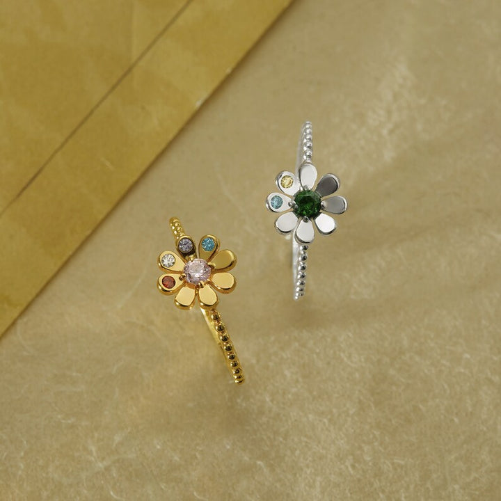 Lovecriana Mom Birthstone Ring, Family Birthstone Ring