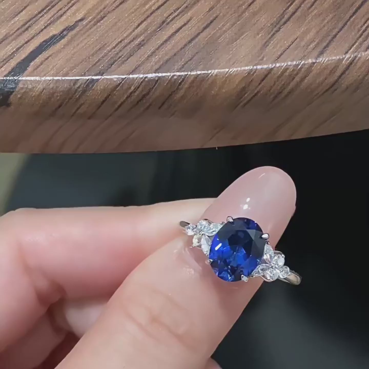 Royal Midnight Sapphire Ring