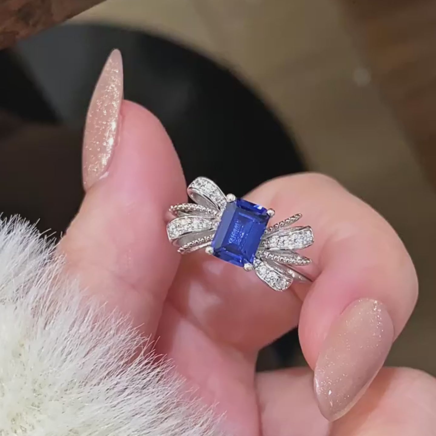 Lightwing Splendor Sapphire Elegance Ring